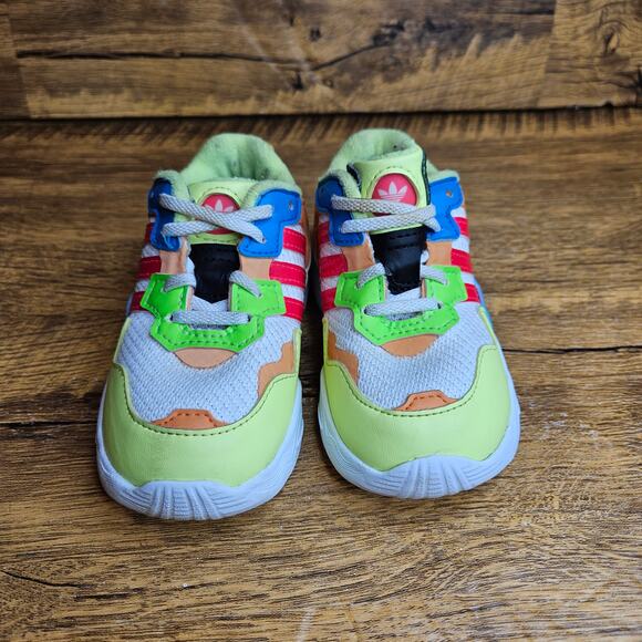 Adidas Yung 96d Multicolor Slip on Sneaker sz 6 kids - Picture 10 of 10